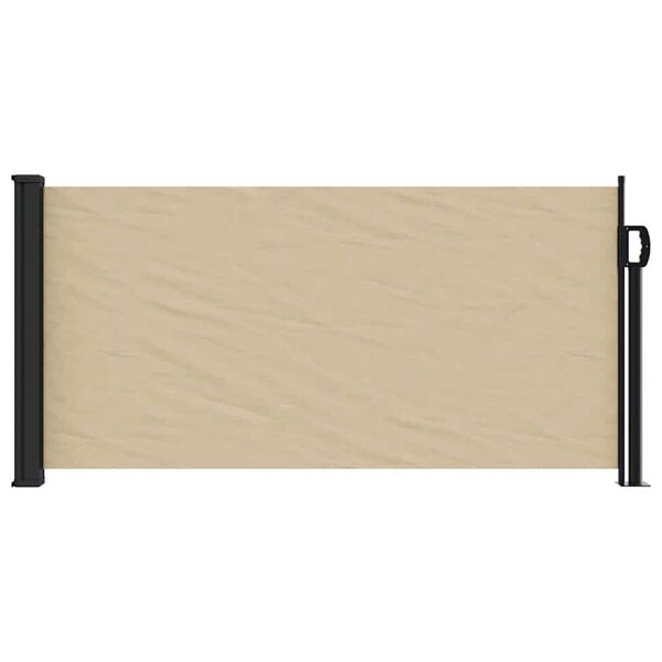 vidaXL Auvent lat&eacute;ral r&eacute;tractable beige 100x300 cm