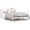 vidaXL Cadre de lit sans matelas blanc 150x200 cm bois de pin massif
