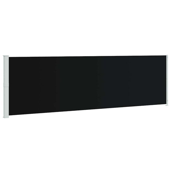 vidaXL Auvent lat&eacute;ral r&eacute;tractable de patio 180x600 cm Noir