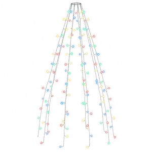 vidaXL Guirlande lumineuse d'arbre de No&euml;l 150 LED color&eacute;es 150 cm