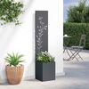 vidaXL Écran de confidentialité de jardin Anthracite 32 x 140 cm