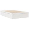 vidaXL Lit avec matelas blanc 120x190 cm bois massif de pin
