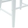 vidaXL Chaises de salle &agrave; manger 2 pcs Blanc 46 x 37 x 63 cm