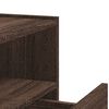 vidaXL Table de chevet murale ch&ecirc;ne marron 45x30x35 cm