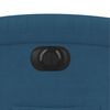vidaXL Fauteuil inclinable &eacute;lectrique bleu velours