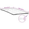 vidaXL Protège-matelas blanc 90x220 cm