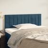 vidaXL T&ecirc;te de lit Bleu fonc&eacute; 90x5x78/88 cm Velours