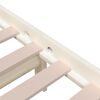 vidaXL Cadre de lit sans matelas blanc bois massif 160x200 cm