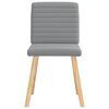 vidaXL Chaises à manger lot de 6 gris clair tissu