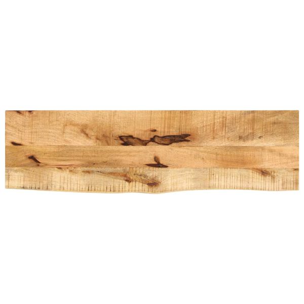 vidaXL Dessus de table 100x30x3,8cm bord vif bois massif manguier brut