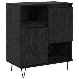 vidaXL Buffet Ch&ecirc;ne noir 60 x 35 x 70 cm