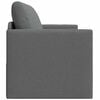 vidaXL Canap&eacute;-Lit 110cm Gris fonc&eacute; tissu
