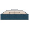 vidaXL Cadre de lit ottoman sans matelas bleu fonc&eacute; 120x200 cm velours