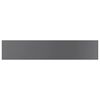 vidaXL Panneaux biblioth&egrave;que 4pcs Gris brillant 100x20x1,5cm Agglom&eacute;r&eacute;