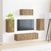 vidaXL Ensemble meuble TV 5 pcs Ch&ecirc;ne artisanal Bois d'ing&eacute;nierie