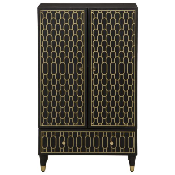 vidaXL Buffet 60x33x100 cm bois de manguier massif