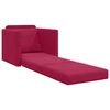 vidaXL Canap&eacute;-Lit 60cm Bordeaux Velours