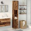 vidaXL Armoire de salle de bain vieux bois 30x30x190cm bois ing&eacute;nierie