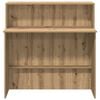 vidaXL Bureau r&eacute;ception ch&ecirc;ne artisanal 100x50x103,5cm bois ing&eacute;nierie