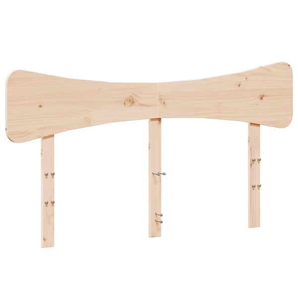vidaXL T&ecirc;te de lit 150 cm bois massif de pin