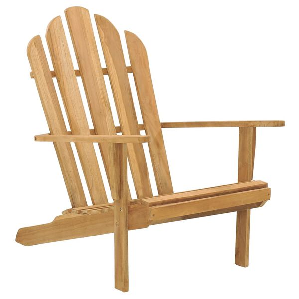 vidaXL Chaise Adirondack bois de teck solide