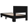 vidaXL Cadre de lit sans matelas noir 75x190 cm