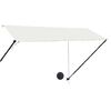 vidaXL Auvent rétractable avec LED 300x150 cm Crème
