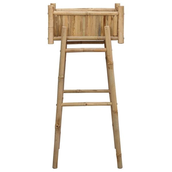 vidaXL Jardini&egrave;re avec support Naturel 50 x 38 x 114 cm Bambou