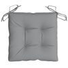 vidaXL Coussins de chaise lot de 4 gris 50x50x7 cm tissu oxford