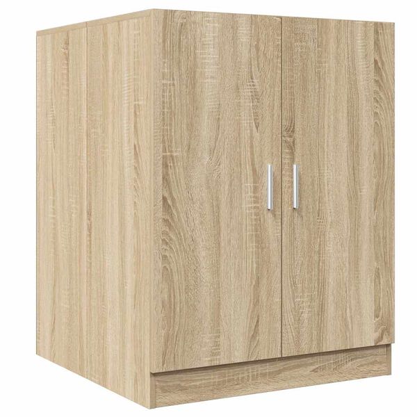 vidaXL Meuble pour machine &agrave; laver ch&ecirc;ne sonoma 70,5x71,5x91,5 cm