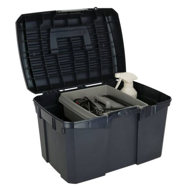 Covalliero Boîte de toilettage Siena Bleu nuit 328268