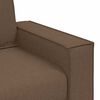 vidaXL Canap&eacute; 3 pcs Marron 220 x 80 x 84 cm Tissu en lin m&eacute;lang&eacute;