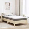 vidaXL Surmatelas Blanc 90 x 200 x 6 cm Tissu Jacquard