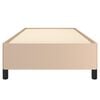 vidaXL Cadre de lit sans matelas cappuccino 100x200 cm similicuir