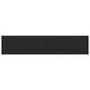 vidaXL Appui de fen&ecirc;tre Noir avec grain de bois 160 x 35 x 4,5 cm PVC