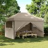 vidaXL Tente de f&ecirc;te Taupe 279 x 410 x 315 cm Tissu Oxford