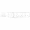 vidaXL Chenil d'ext&eacute;rieur pour chiens argent&eacute; 8x16x2 m acier galvanis&eacute;
