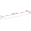 vidaXL Dessus de table rectangulaire bois massif de manguier brut