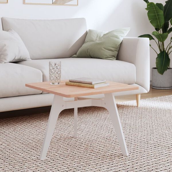 vidaXL Dessus de table 50x50x1,5 cm carré bois massif de hêtre