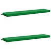 vidaXL Coussins de Banc SOEST 2 pc 100 % polyester Vert