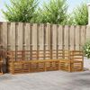 vidaXL Ensembles de canap&eacute;s 5 pcs Naturel Bois d'Acacia Massif