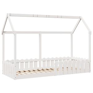 vidaXL Cadre de lit d'enfants forme de maison sans matelas 80x200 cm