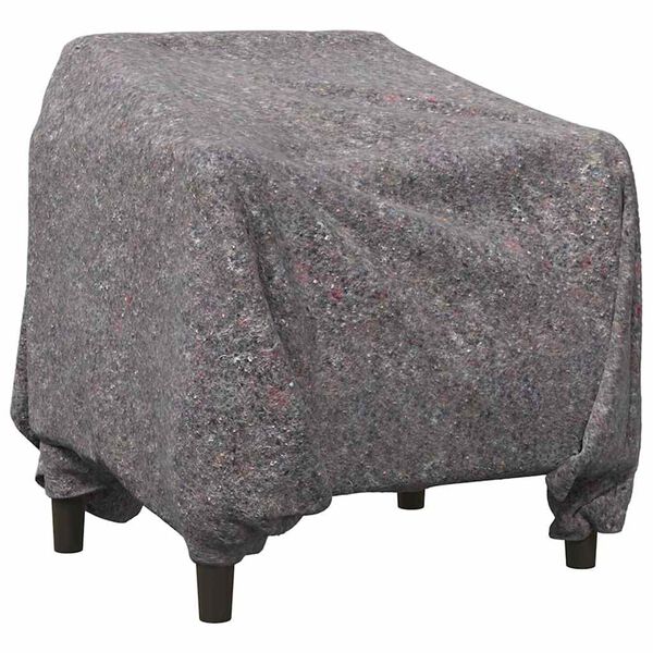 vidaXL Couvertures de d&eacute;m&eacute;nagement 5 pcs Gris 150 x 200 cm tissu