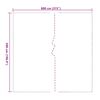 vidaXL B&acirc;che transparente avec &oelig;illets 5x8 m PVC