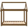 vidaXL Lit pour chien Marron miel 101x70x90 cm Bois de pin solide