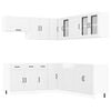 vidaXL Ensemble d'armoires de cuisine 11 pcs Lucca bois d'ing&eacute;nierie