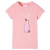 vidaXL T-shirt pour enfants rose 116