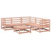 vidaXL Salon de jardin 6 pcs bois massif sapin de douglas