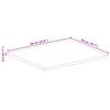 vidaXL Dessus de table 60x50x2,5 cm rectangulaire bois massif manguier