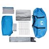 vidaXL Tente de camping tunnel 4 personnes bleu imperm&eacute;able